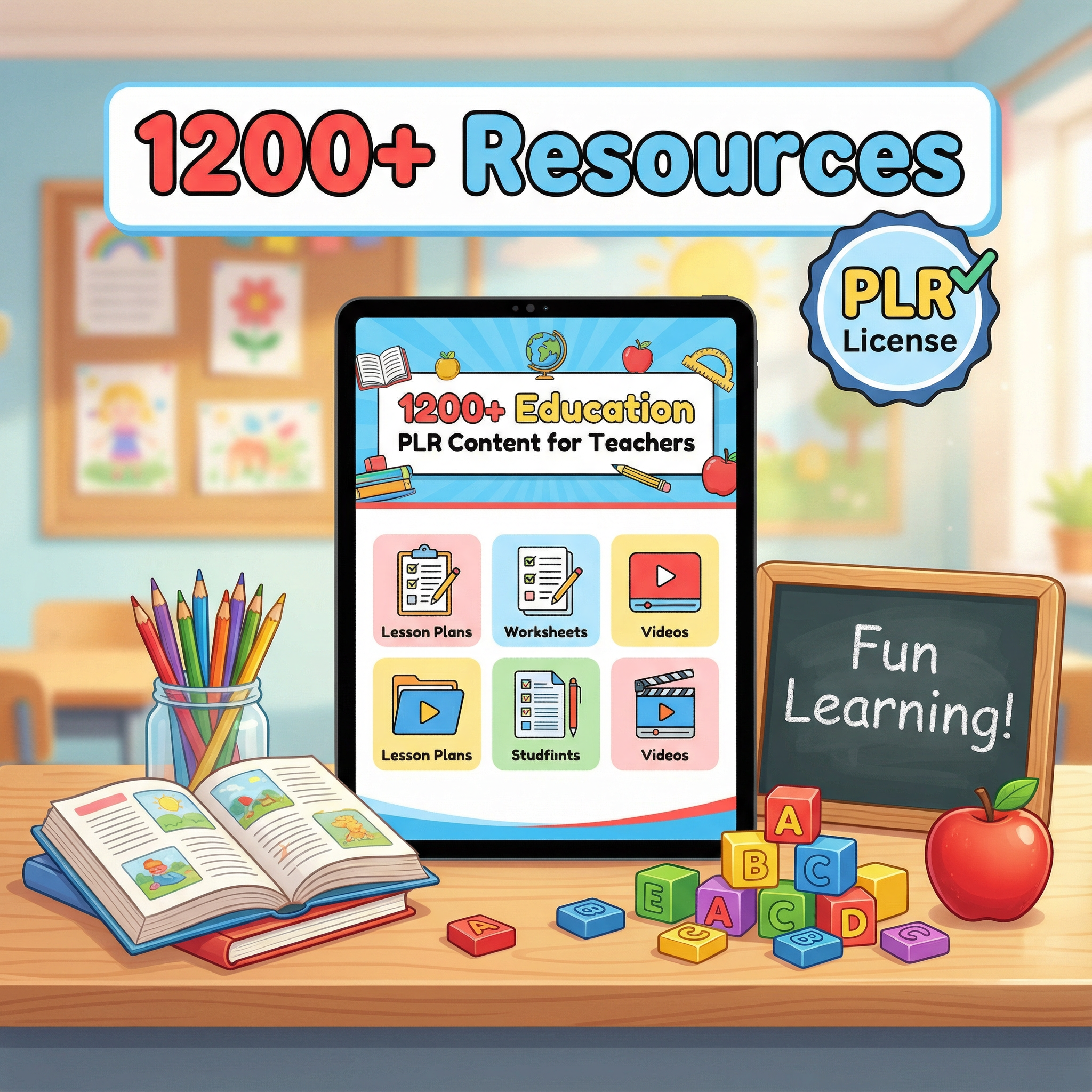 1,200+ Education Commercial Use Content for Teachers