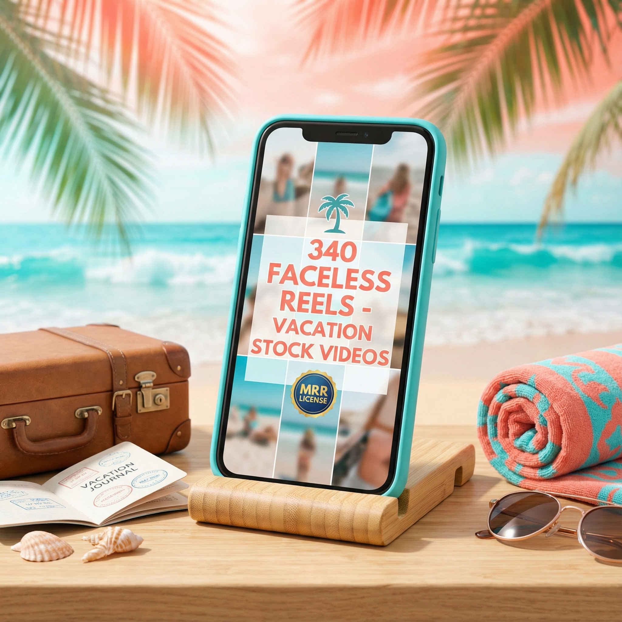 340 Faceless Reels - Vacation Stock Videos