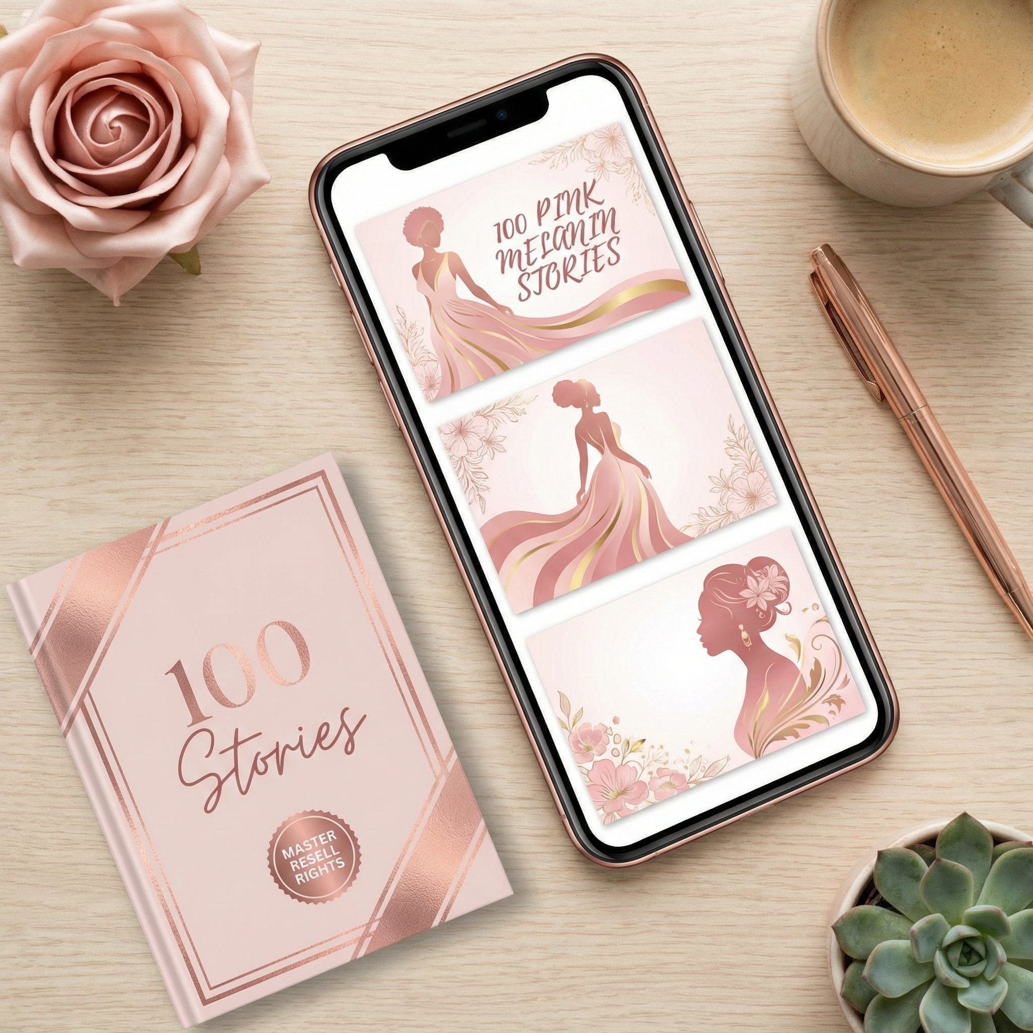 100 Pink Melanin Stories